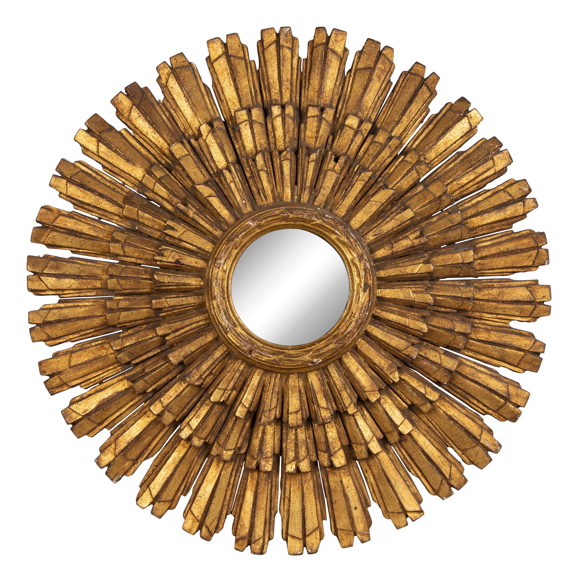 A Giltwood Sunburst Mirror — EARLY 20TH CENTURY