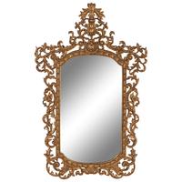 An Italian Rococo Style Giltwood Mirror