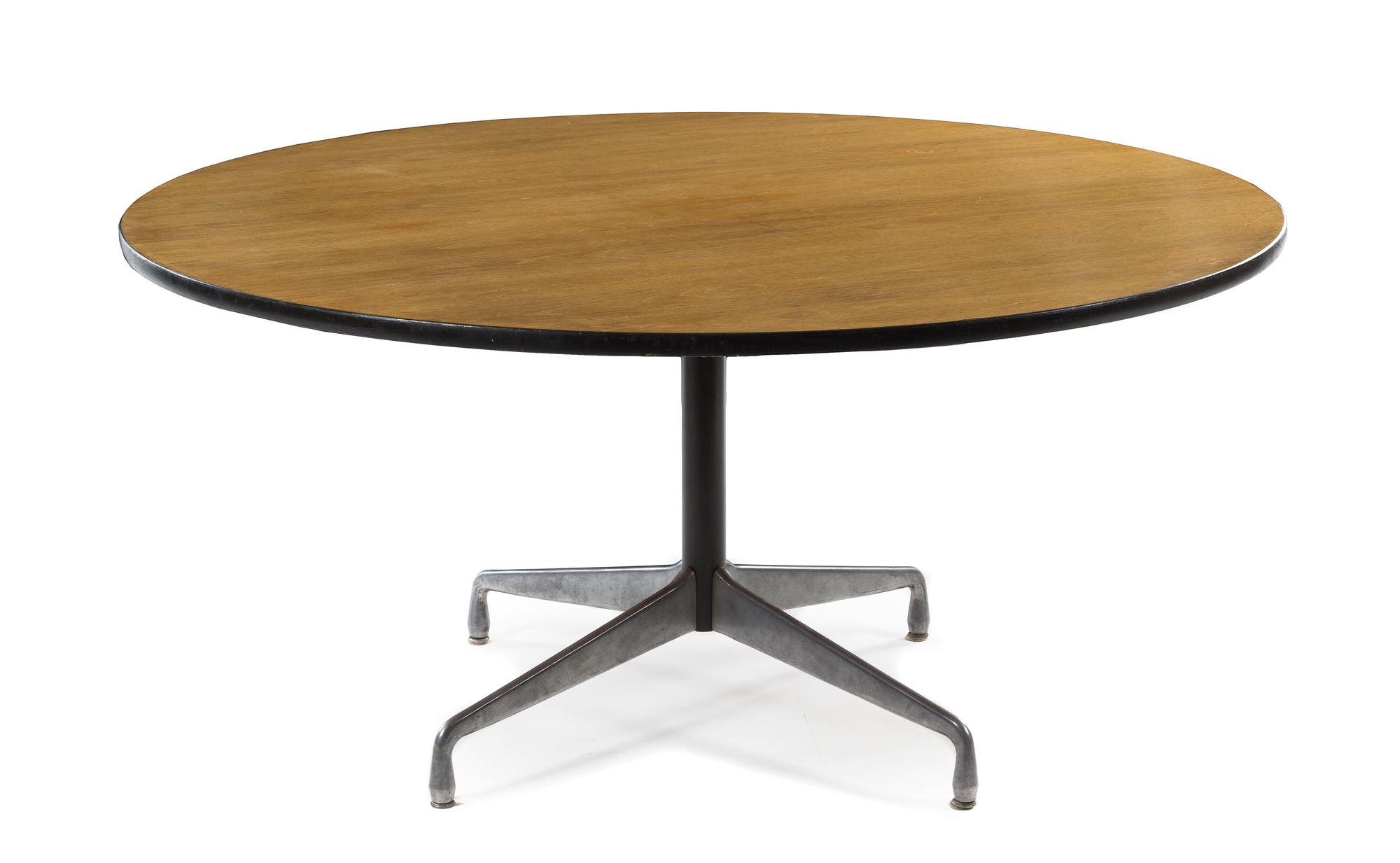 Charles and Ray Eames (American, 1907-1978; 1912-1988), HERMAN MILLER, c. 1965, Aluminum Group dining table