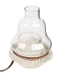 A Pair of Edwardian Cut Glass "Cricklite" Candelabra