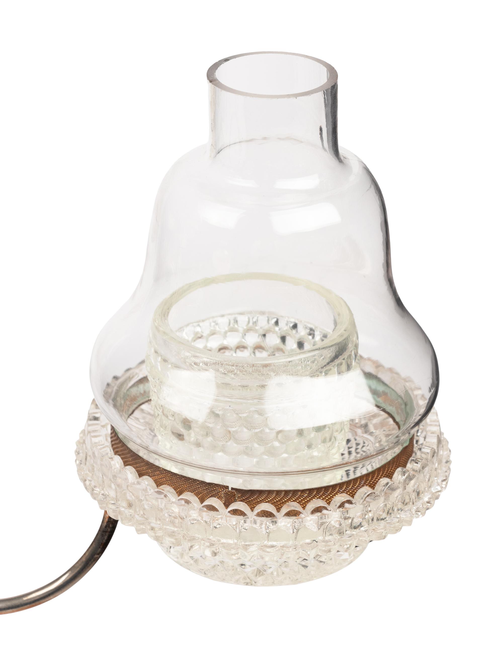 A Pair of Edwardian Cut Glass "Cricklite" Candelabra