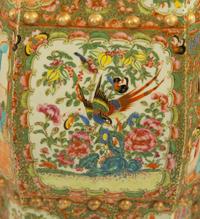 Two Chinese Rose Medallion Porcelain Garden Seats