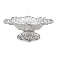 An American Silver Reticulated Dish