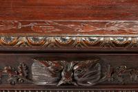 A French Renaissance Revival Carved Oak Library Table