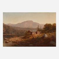 George Lafayette Clough (American, 1824–1901) The Guide's Cabin