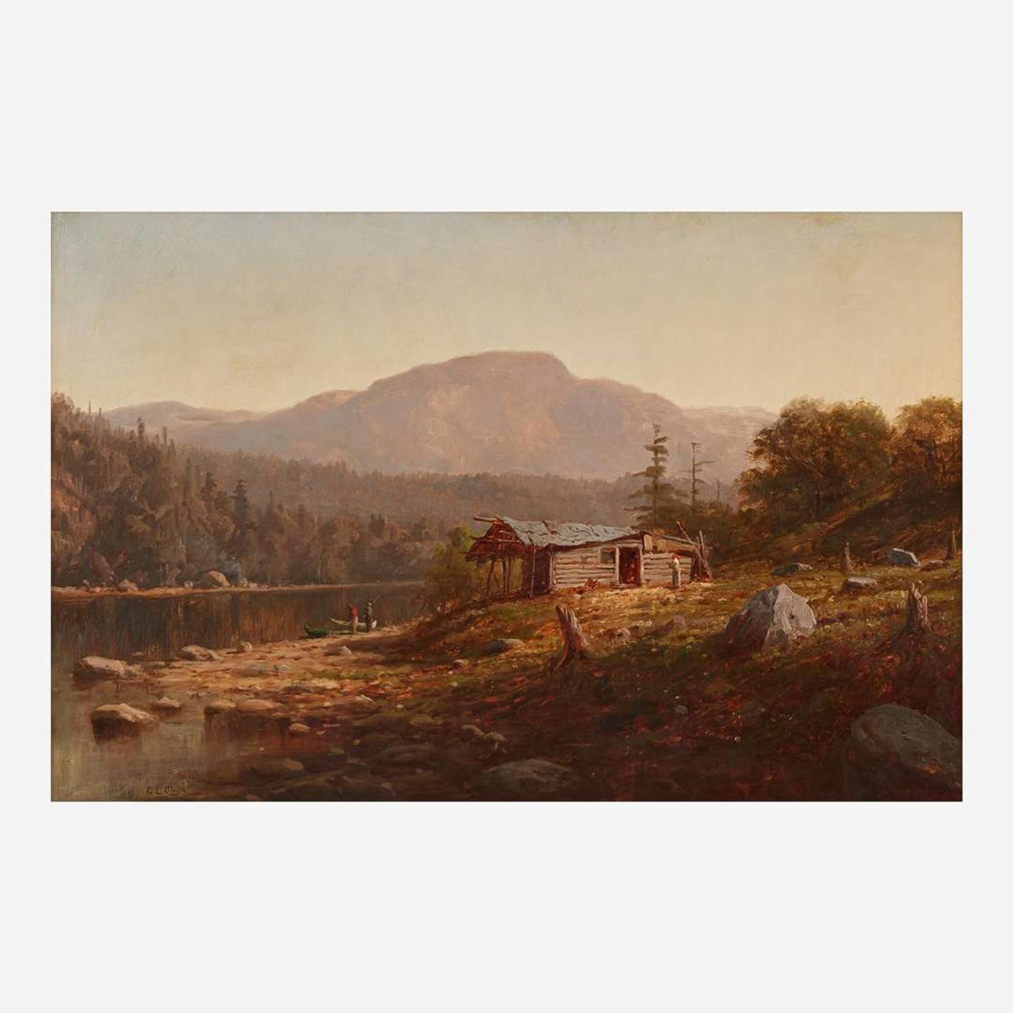 George Lafayette Clough (American, 1824–1901) The Guide's Cabin