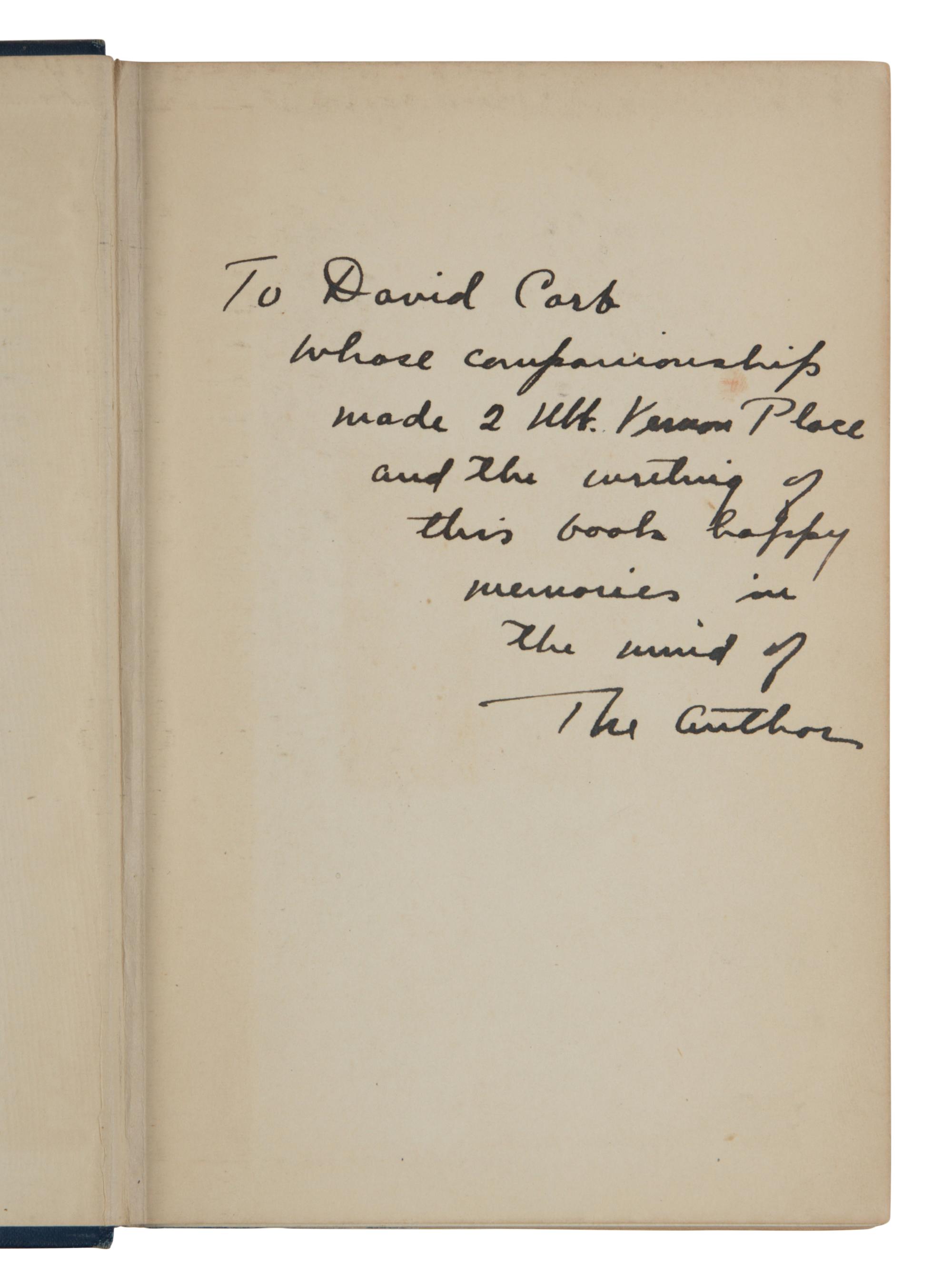 BIGGERS, Earl Derr (1884-1933). A pair of FIRST EDITIONS, comprising: