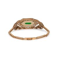 JADE AND DIAMOND BRACELET