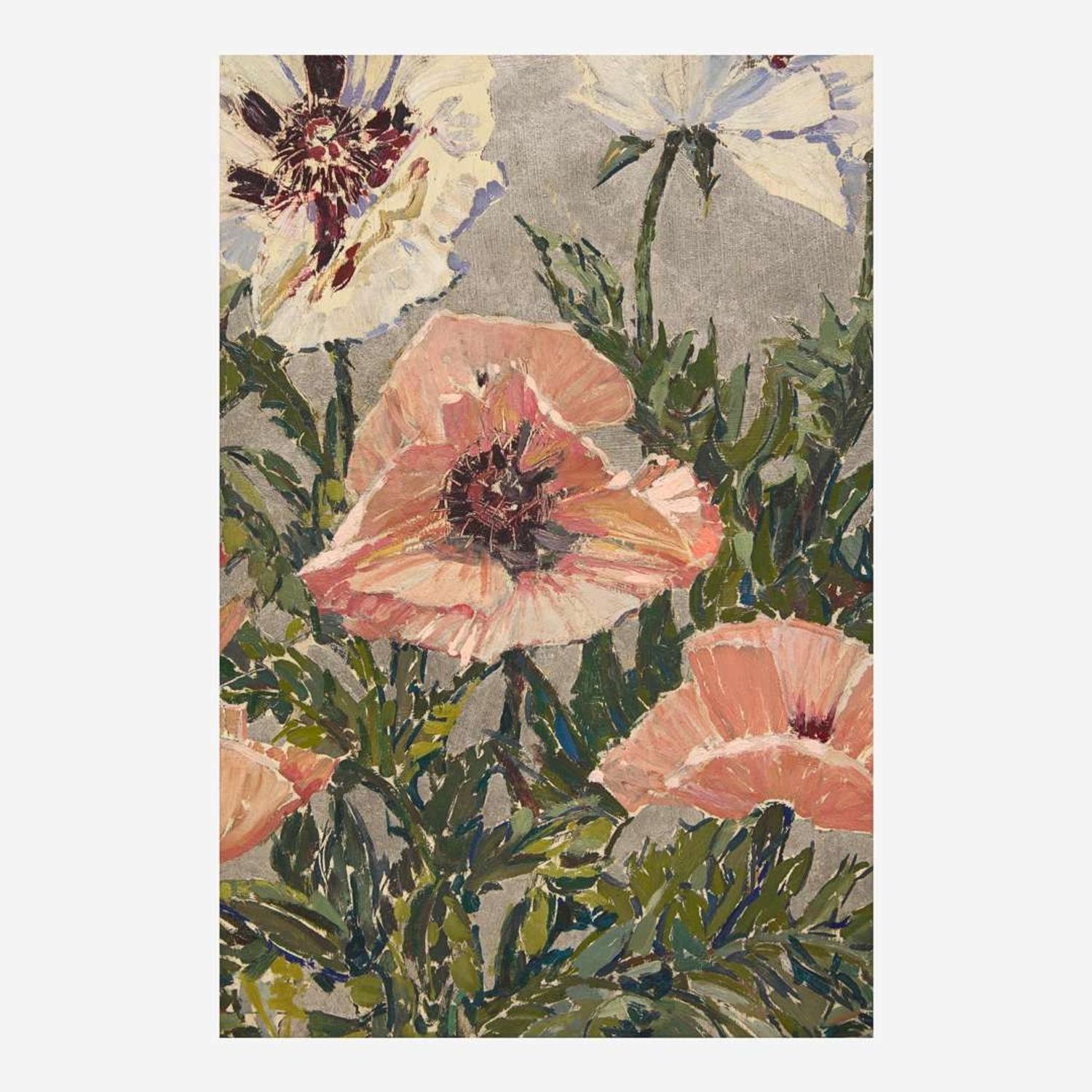 Mary Elizabeth Price (American, 1877-1965) The Poppies (White and Pink)