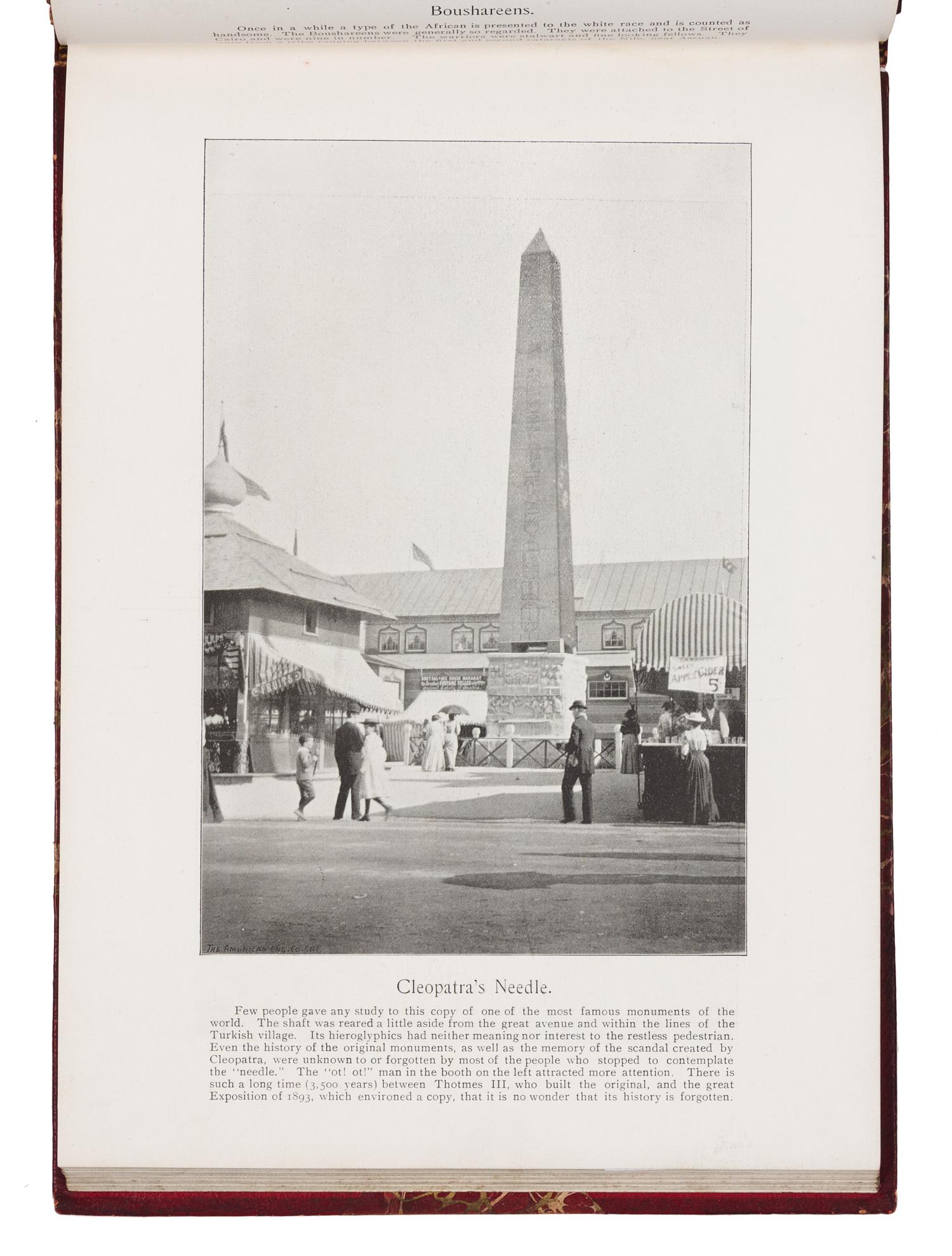 [COLUMBIAN EXPOSITION]. Collection of four works pertaining to the Columbian Expostion by various authors.