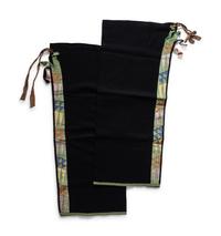 Osage Satin Ribbonwork Wool Leggings