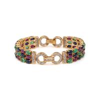 DIAMOND AND MULTIGEM BRACELET