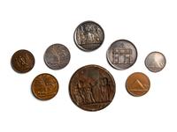 [EXONUMIA] Eight Commemorative Medallions Relating to Napoleon Bonaparte and the Egypt Campaign