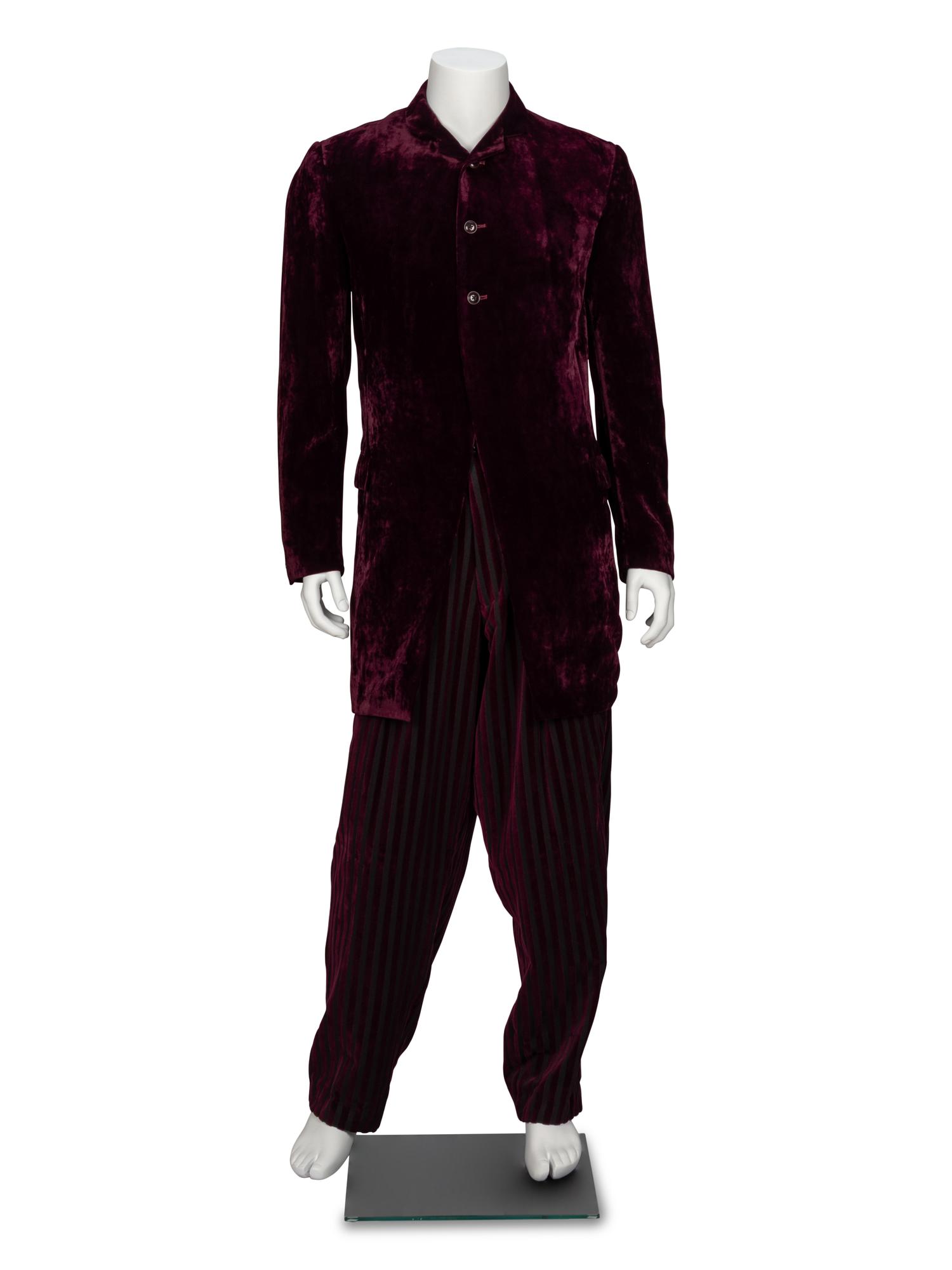 Yohji Yamamoto, Merlot Velvet Cutaway Suit