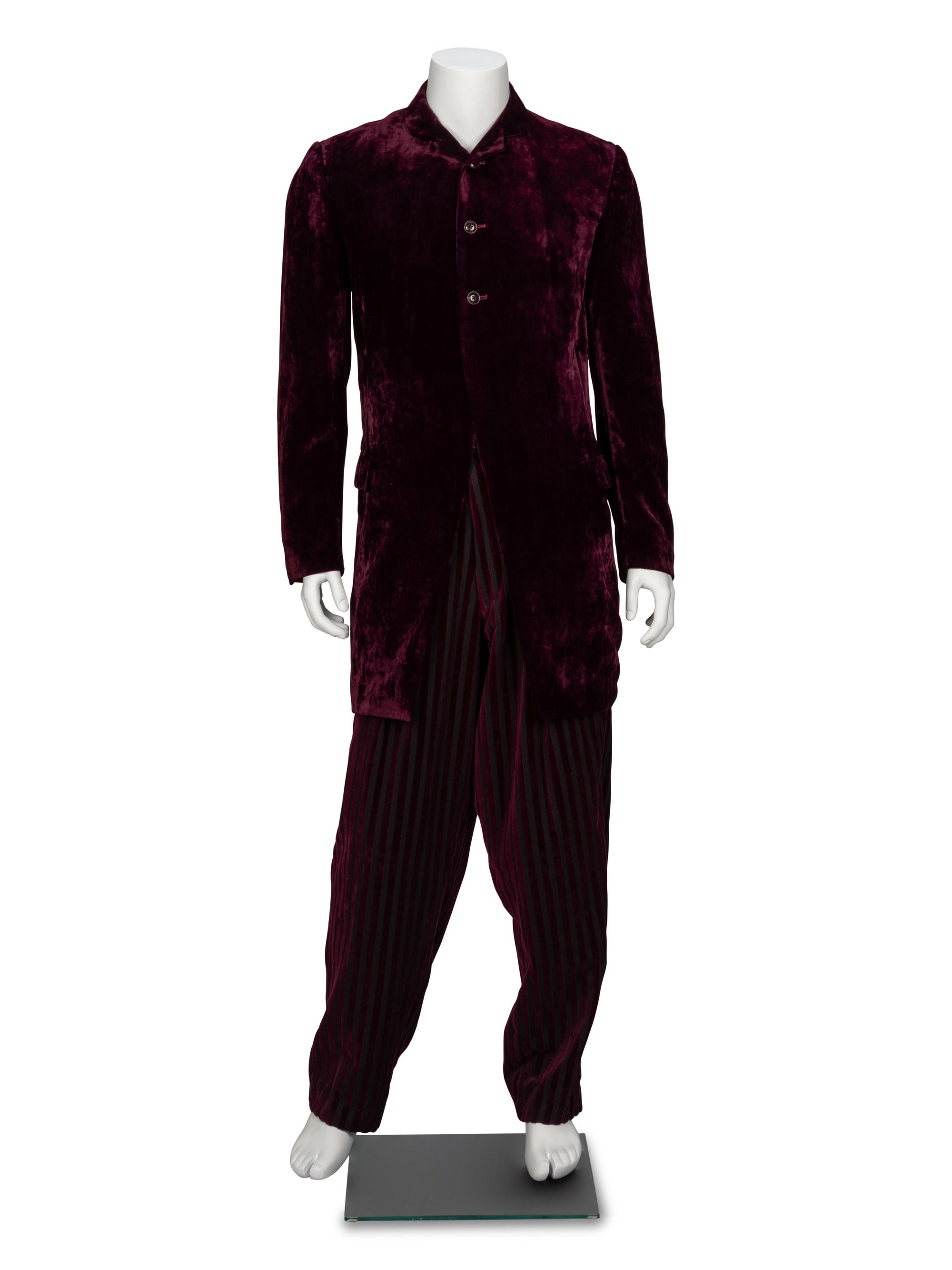 Yohji Yamamoto, Merlot Velvet Cutaway Suit