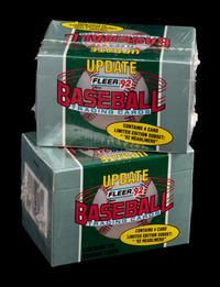 A Group of Two 1992 Fleer Update Baseball Card Sets (Mike Piazza Rookie Cards)