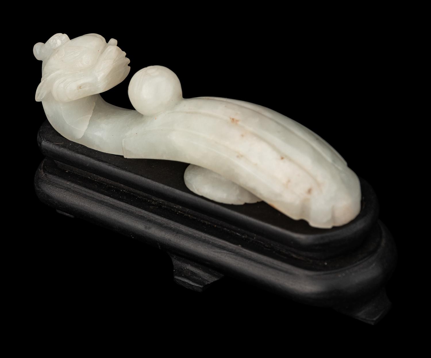 Two Chinese Celadon Jade Articles