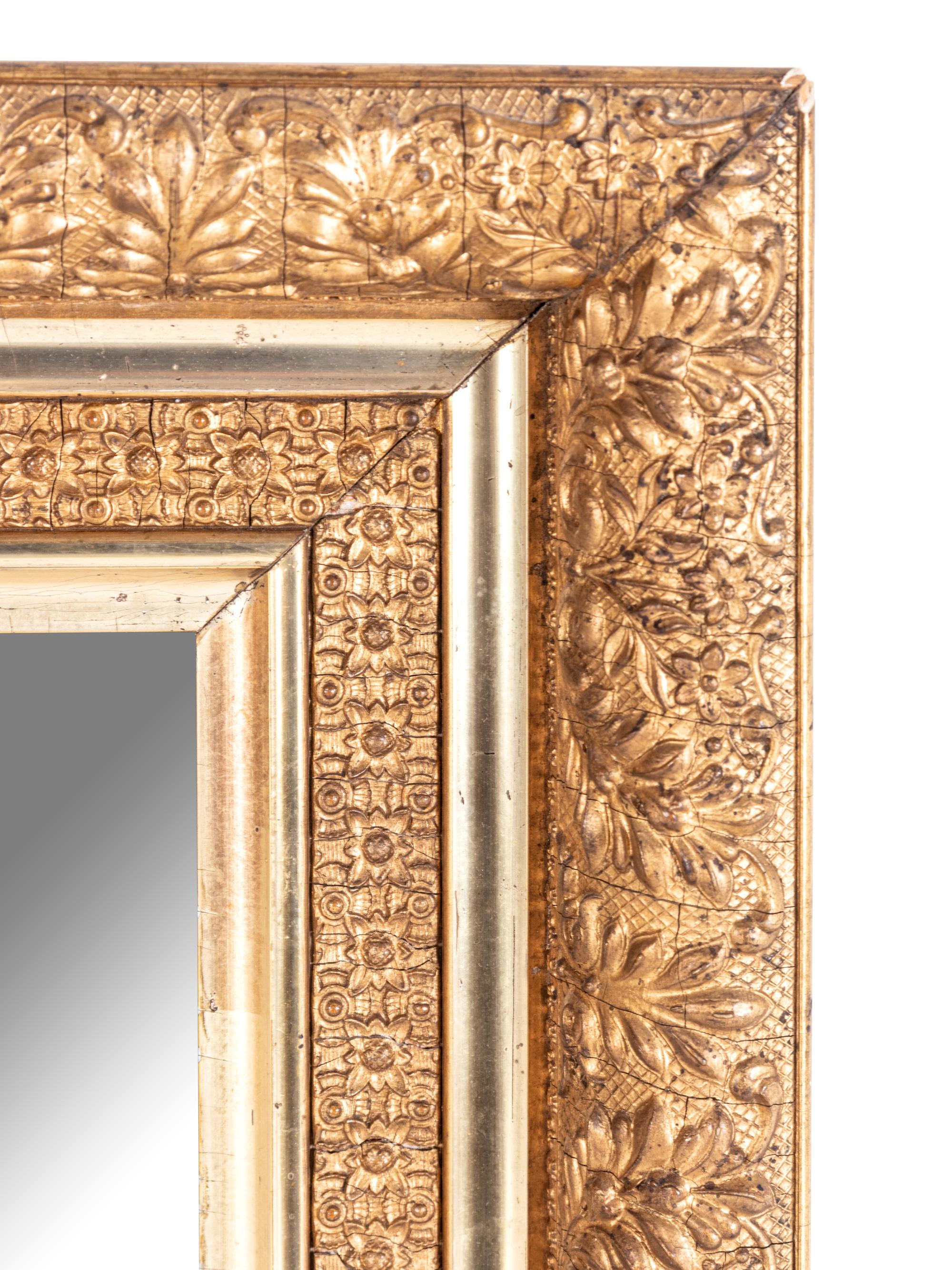 A Continental Giltwood Mirror