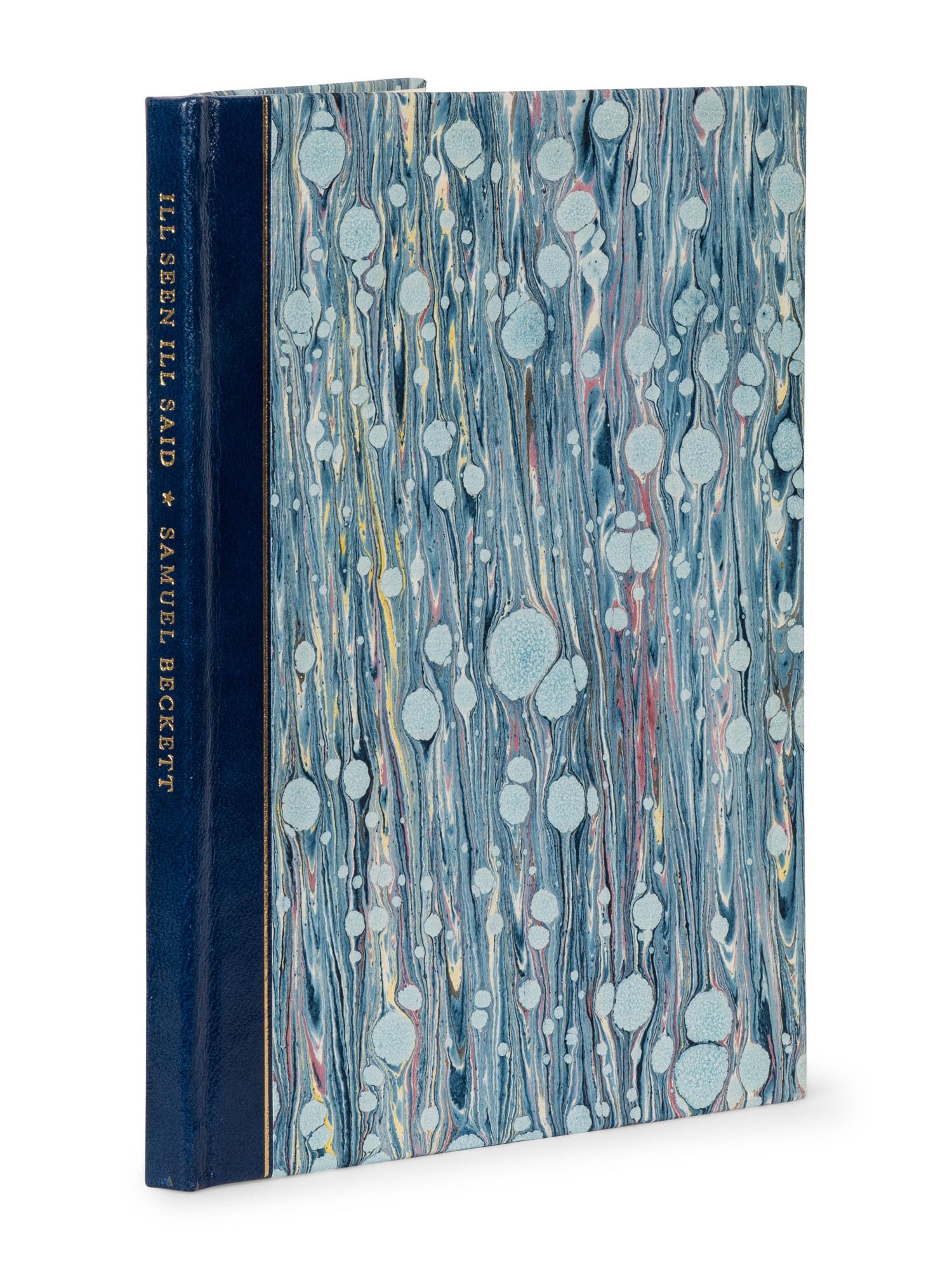 BECKETT, Samuel (1906-1989). Ill Seen Ill Said . Northridge, CA: Lord John Press, 1982.