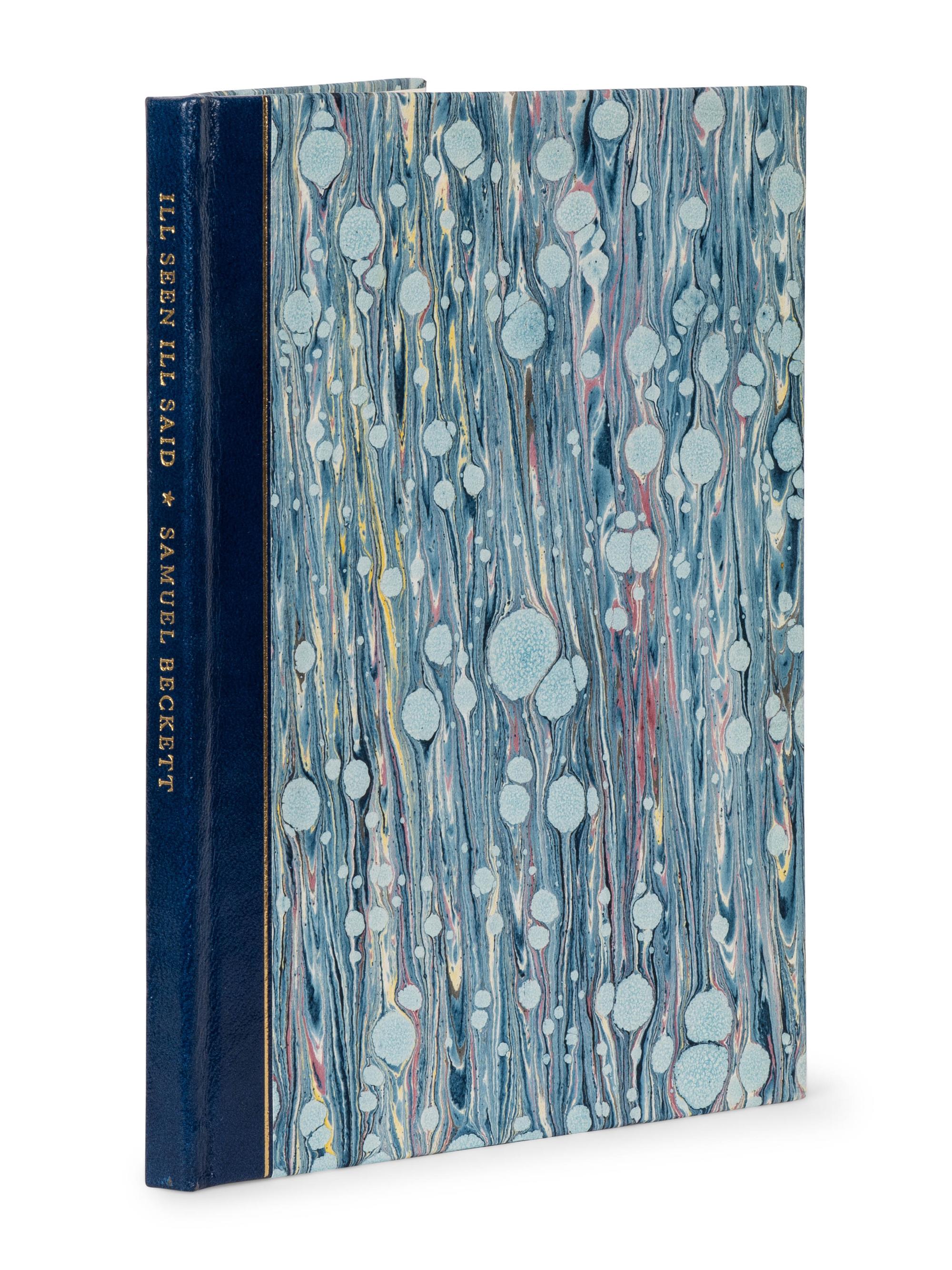 BECKETT, Samuel (1906-1989). Ill Seen Ill Said . Northridge, CA: Lord John Press, 1982.