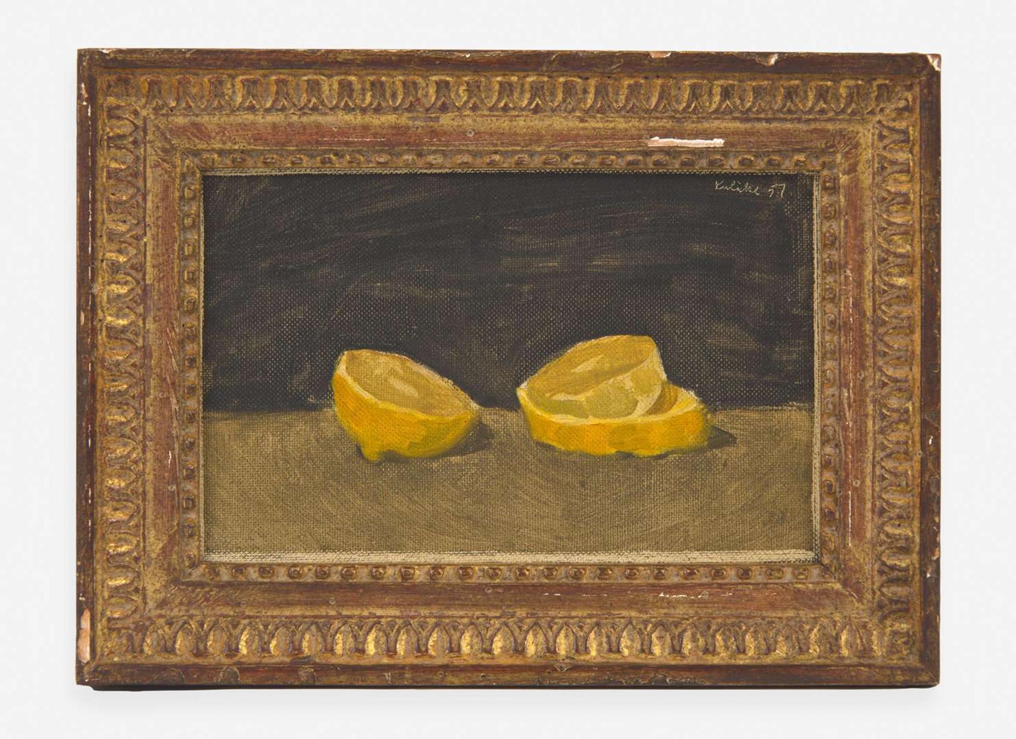 Robert Kulicke (American, 1924-2007) - Still Life of Cut Lemons