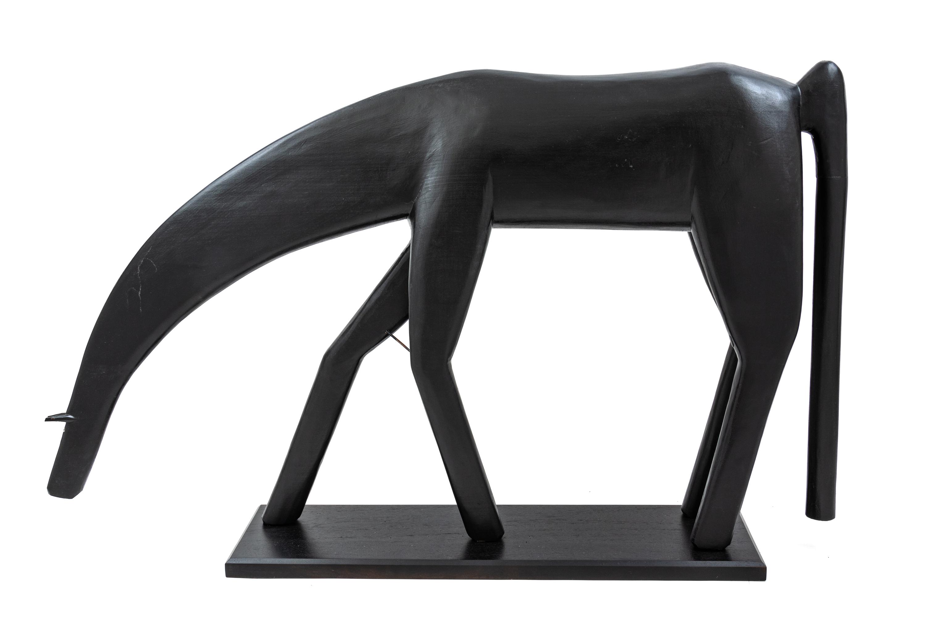 Two Large Horse Figures