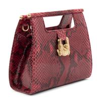 Kieselstein-Cord Magenta Snakeskin Bag, 1993