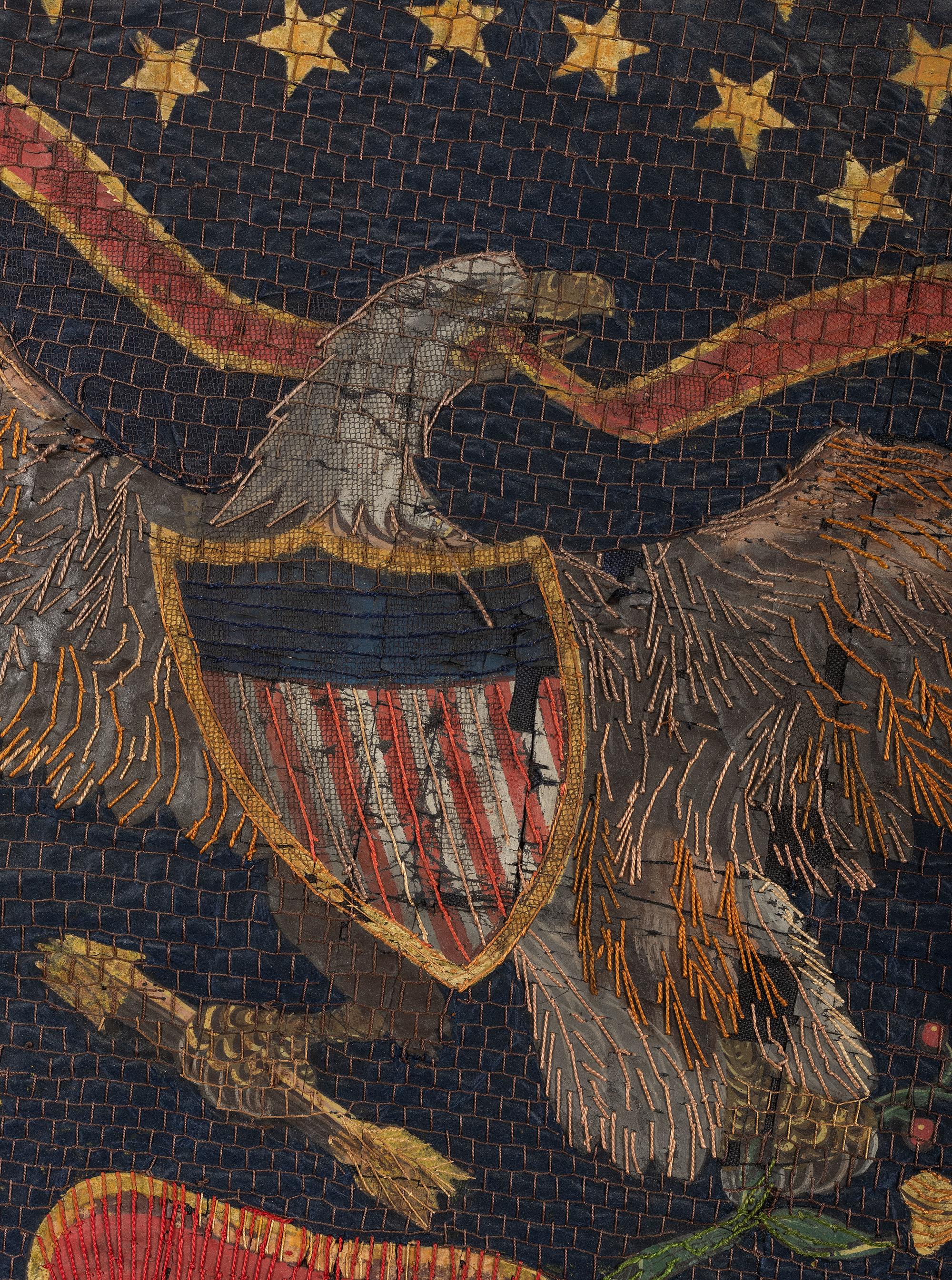 [INDIAN WARS]. US Cavalry regimental colors descended directly in the family of Nelson Miles.