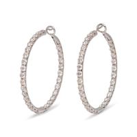DIAMOND HOOP EARRINGS