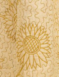 Embroidered White Cotton Wrapper, 1880