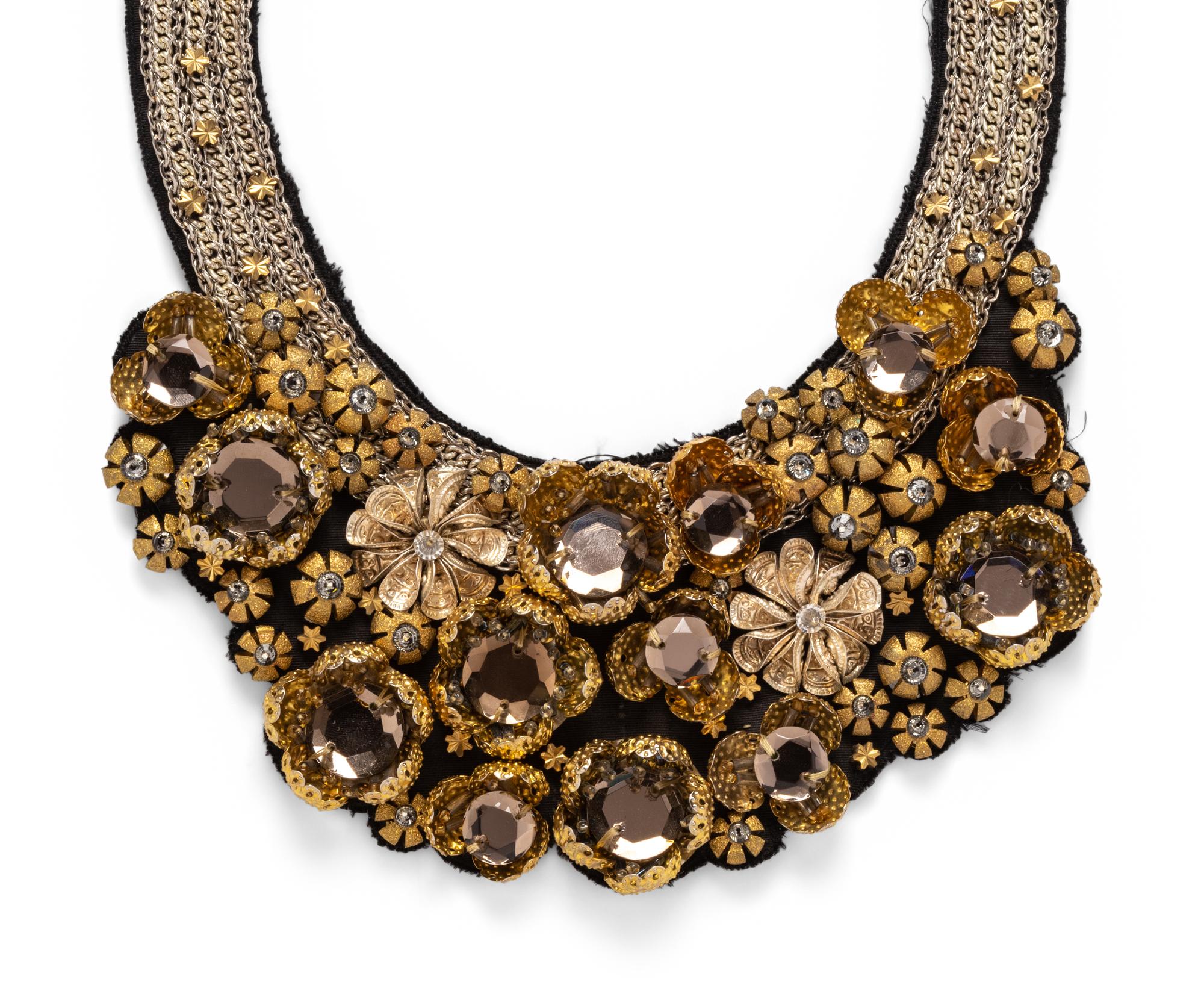 Oscar de la Renta Coat and Necklace, Fall 2006