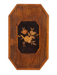 A Late George III Rosewood and Marquetry Occasional Table