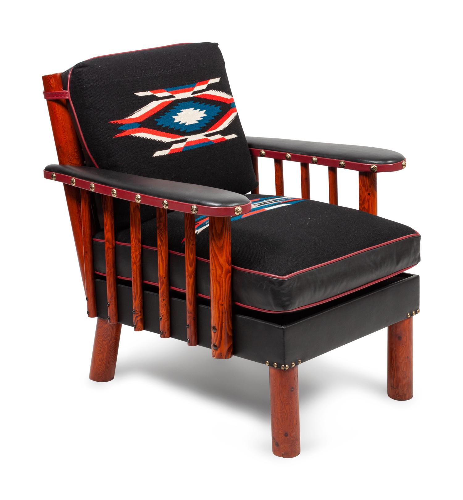 Spindle Sided Club Chair