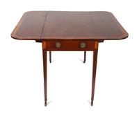 A Federal Style Inlaid Mahogany Pembroke Table — 19TH CENTURY