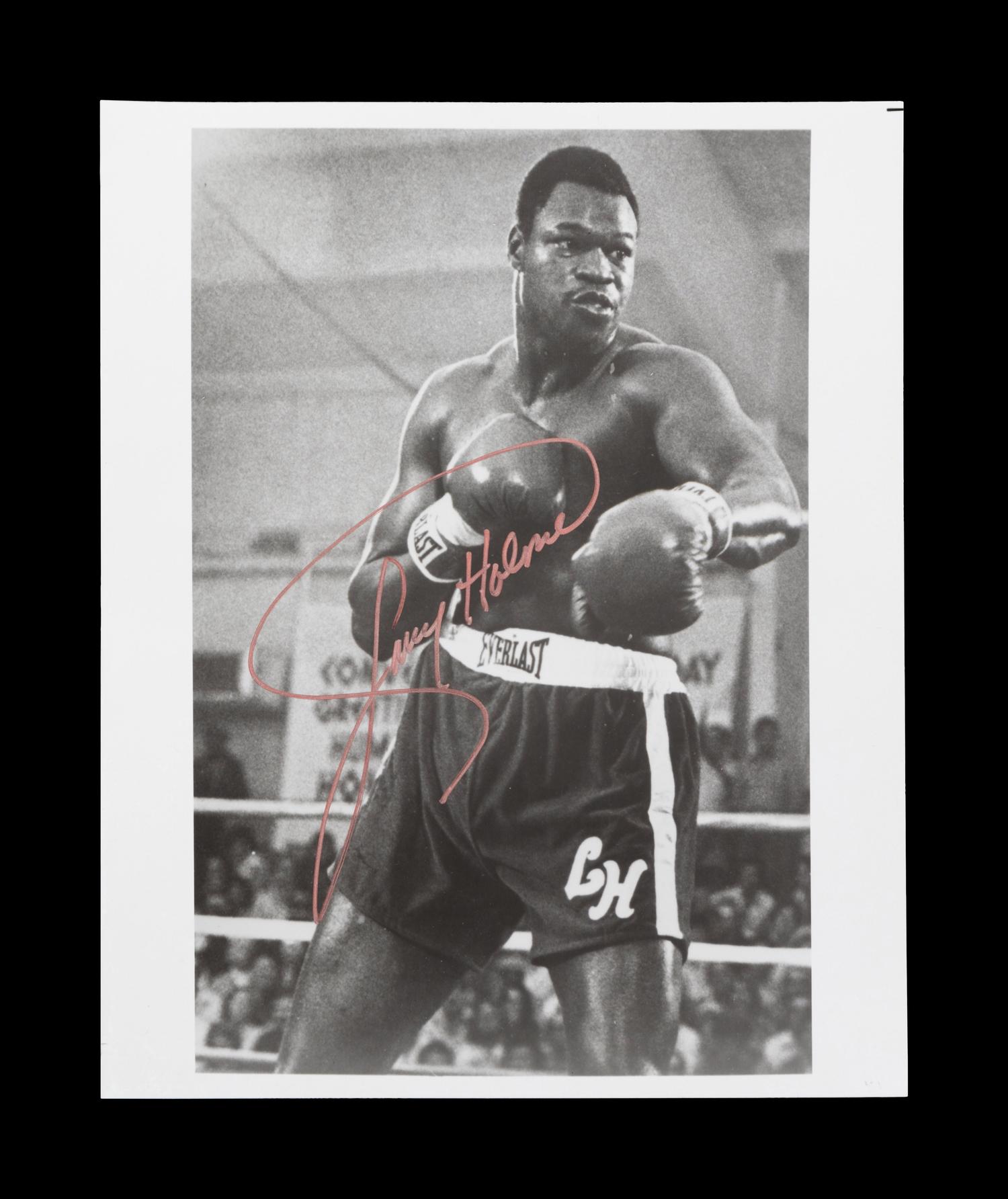 A Group of 10 Heavyweight Boxing Champion Signed Photos,