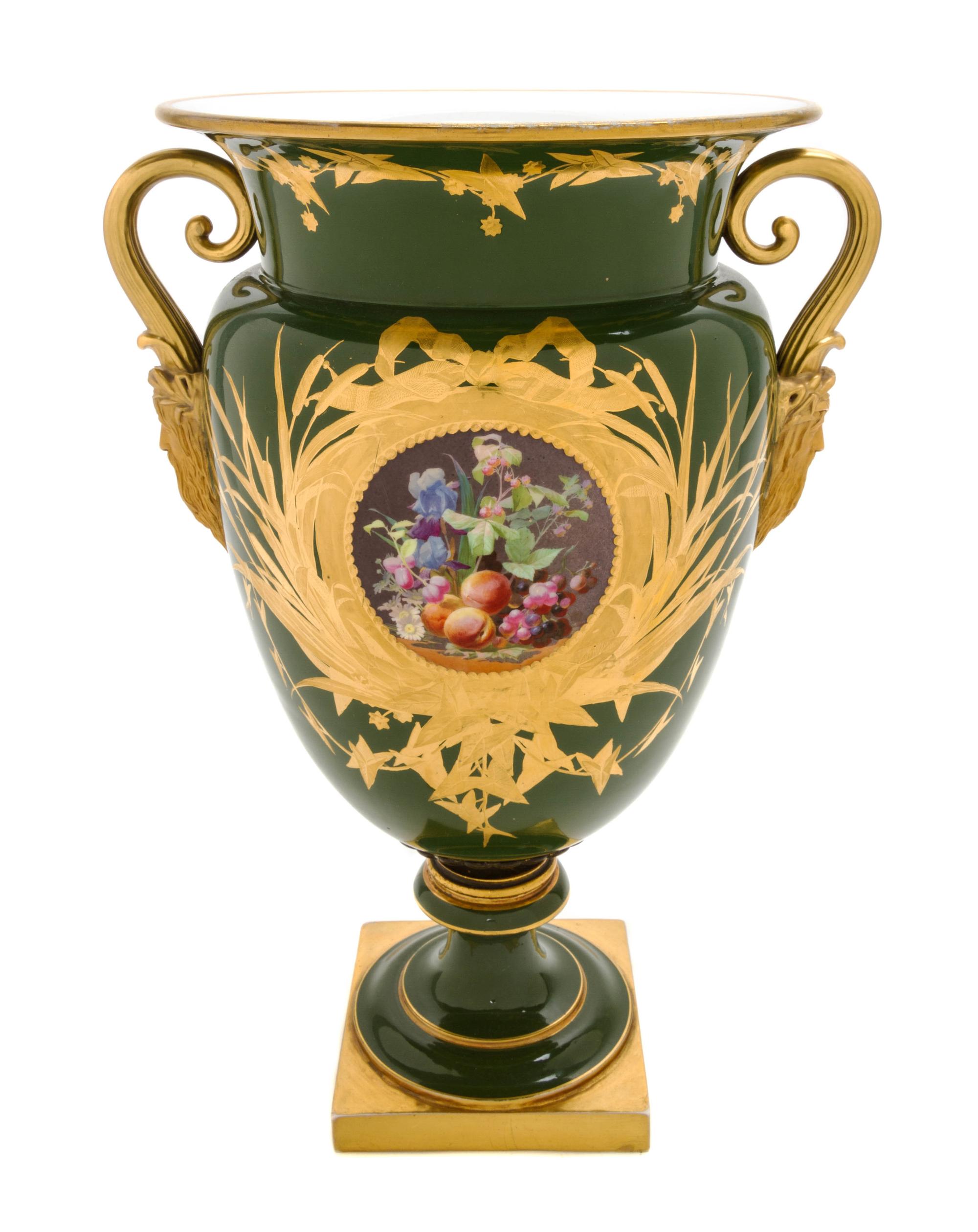 A Sevres Porcelain Vase, 1848, Height 15 1/8 inches. — 1848,