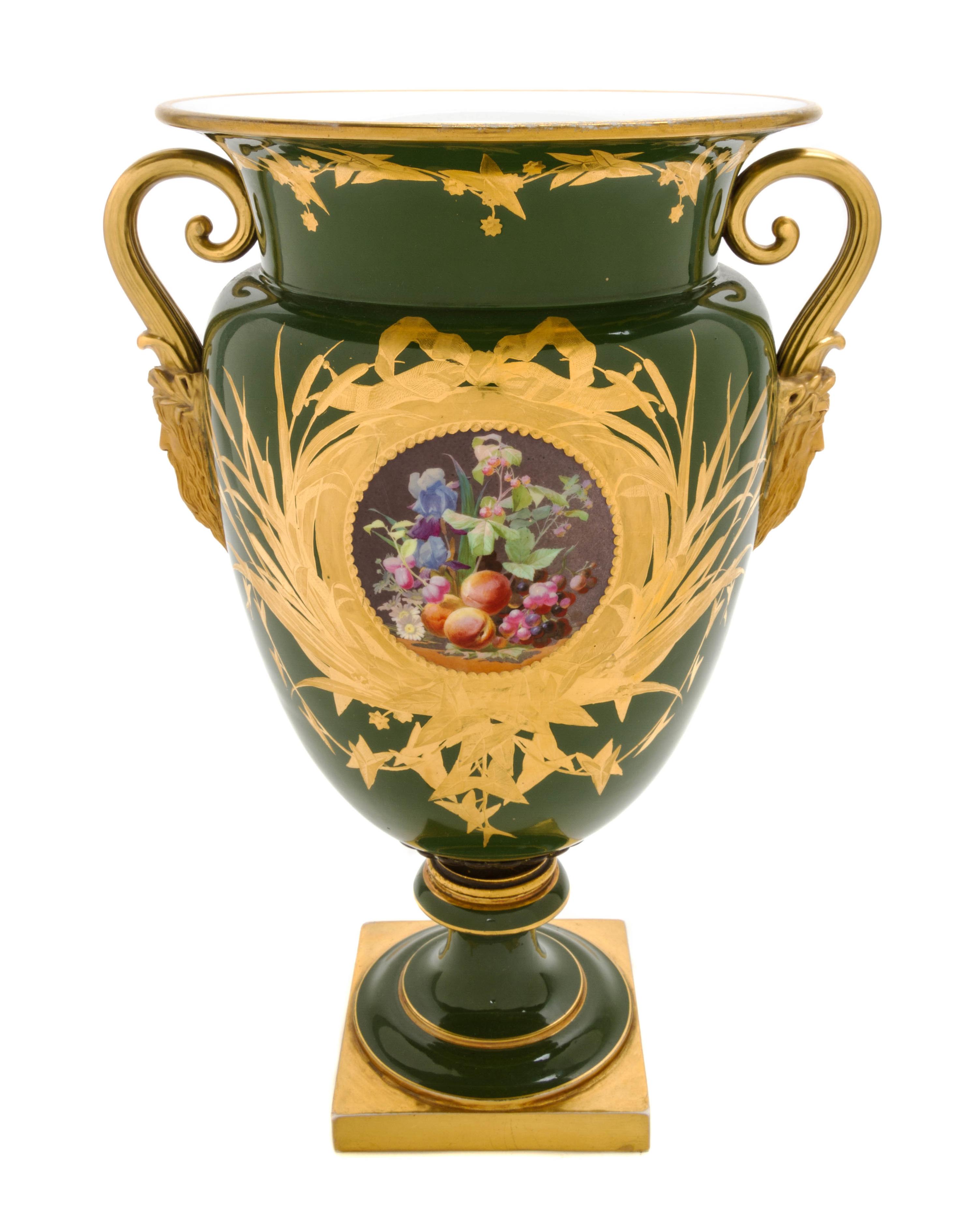 A Sevres Porcelain Vase, 1848, Height 15 1/8 inches. — 1848,