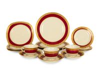 A Czech Porcelain Dinner Service