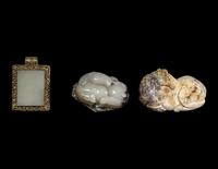 Three Chinese Jade Jewelry