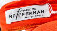 A Norman Norell Orange Wool Dress,