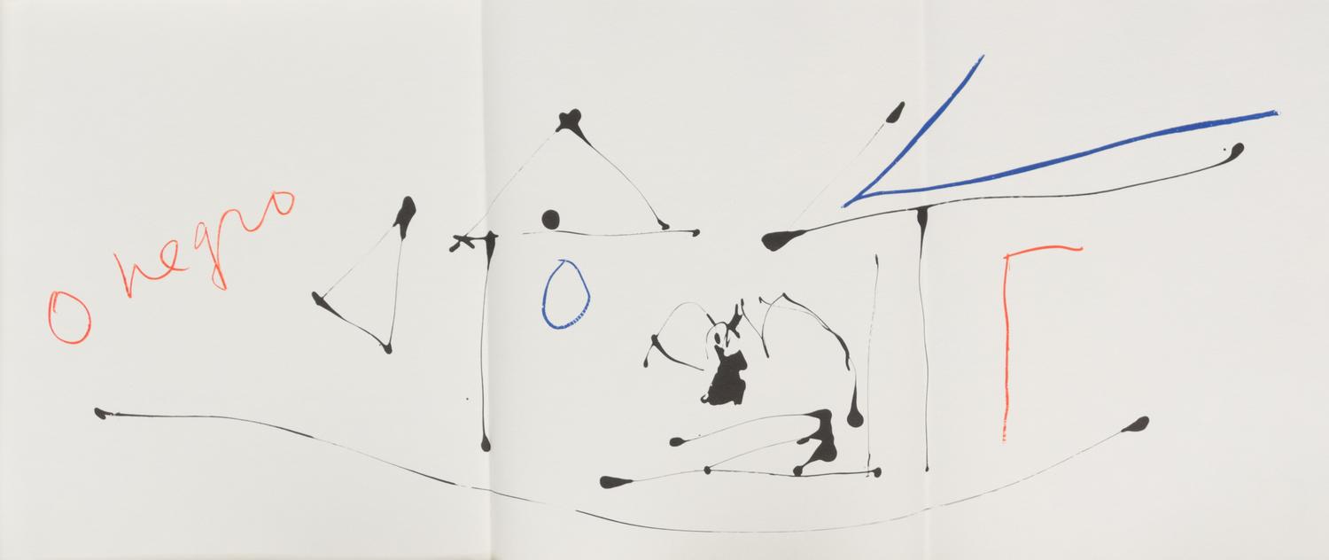 Robert Mortherwell, (American, 1915-1991), El Negro, 1983 (Book comprising 19 lithographs illuminating the poem El Negro Motherwell by