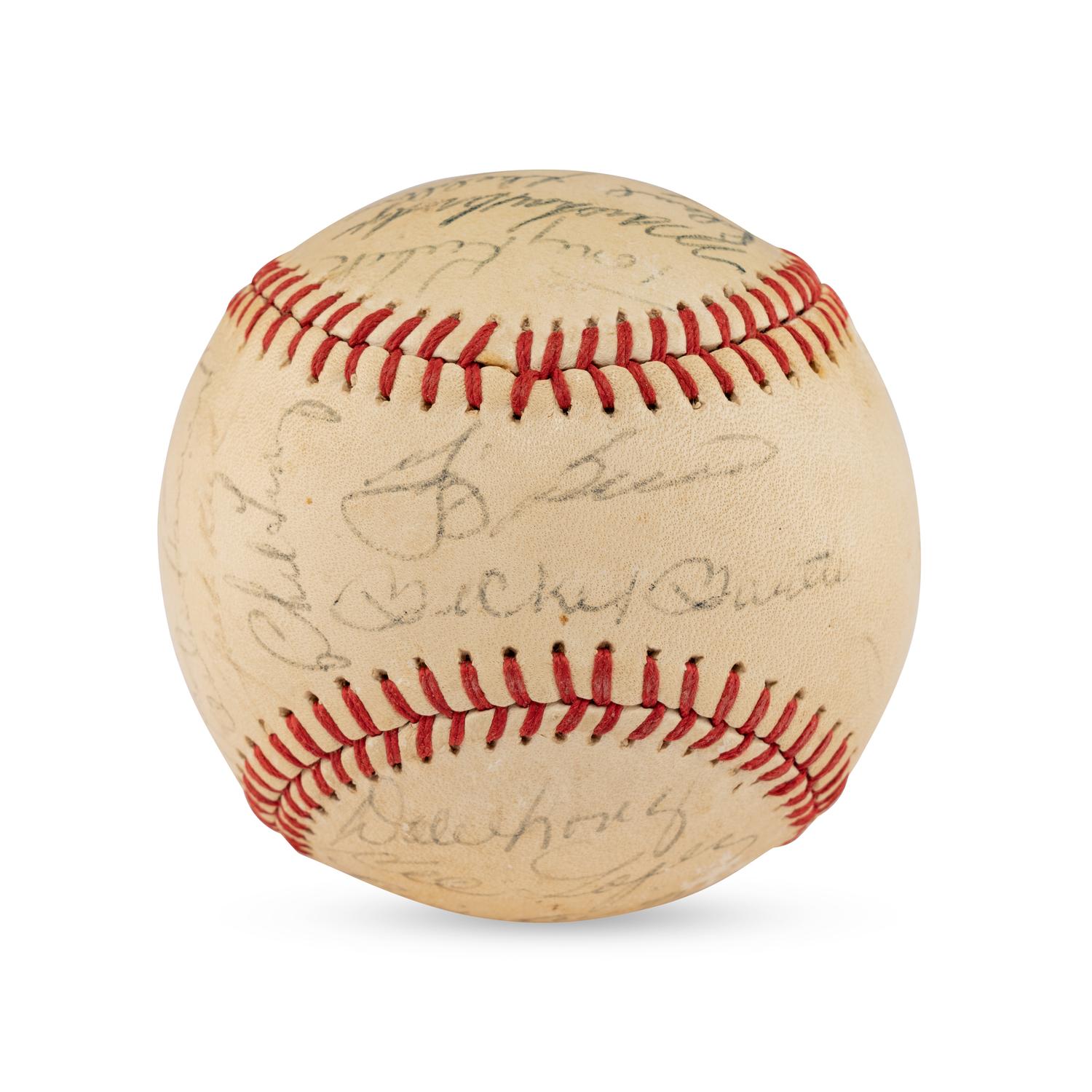 A 1962 New York Yankees Team Signed Autograph Baseball (Beckett Authentication Services Letter of Authenticity)