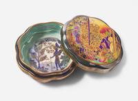 A Wedgwood Fairyland Lustre "Nizami" Box, UK, 1920s