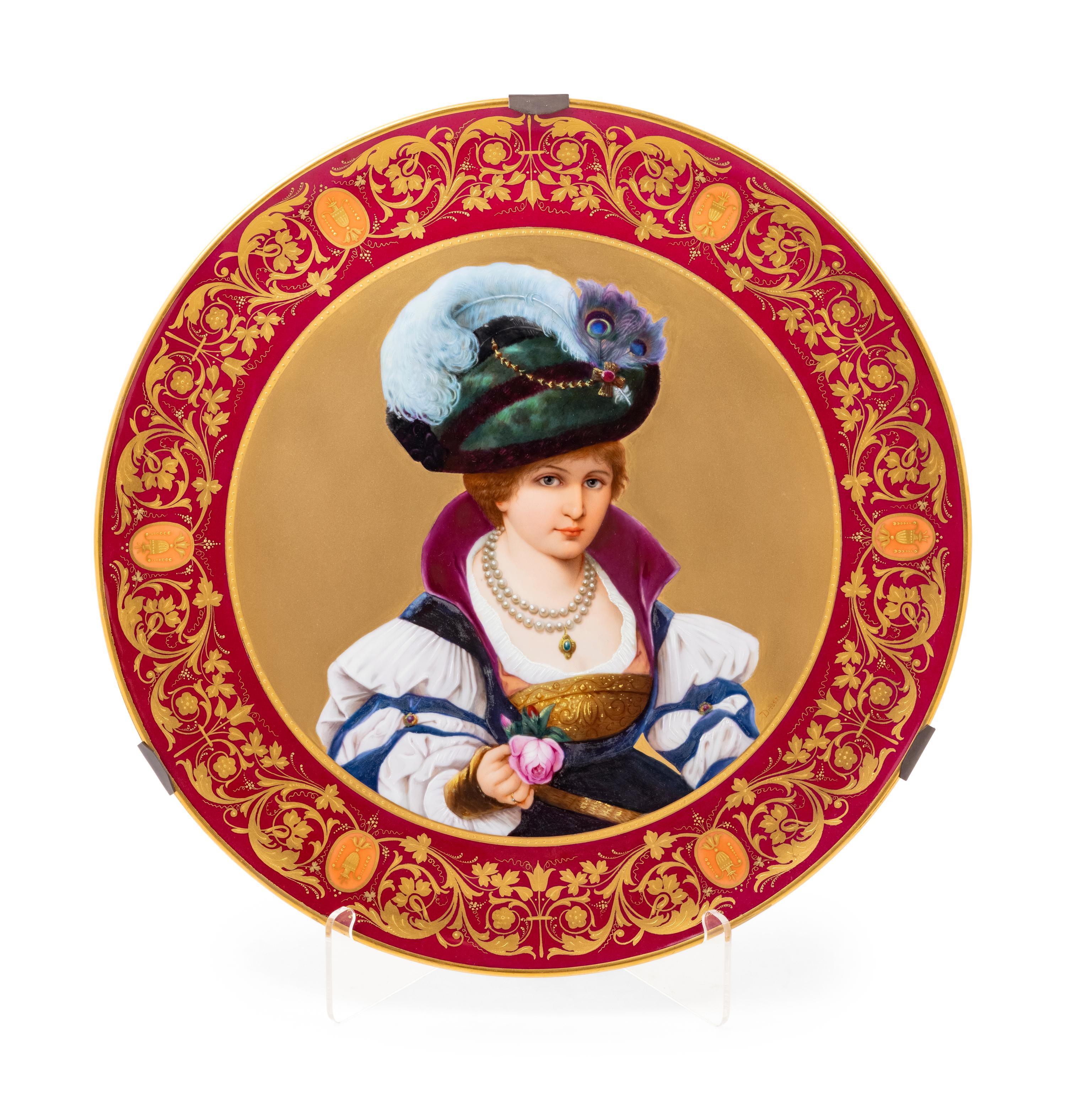 A Vienna Porcelain Charger