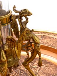 A Neoclassical Gilt Metal Centerpiece