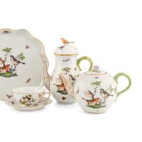 A Collection of Herend Rothschild Bird Porcelain Articles