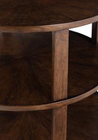 A Dessin Fournir Three-Tier Circular Side Table