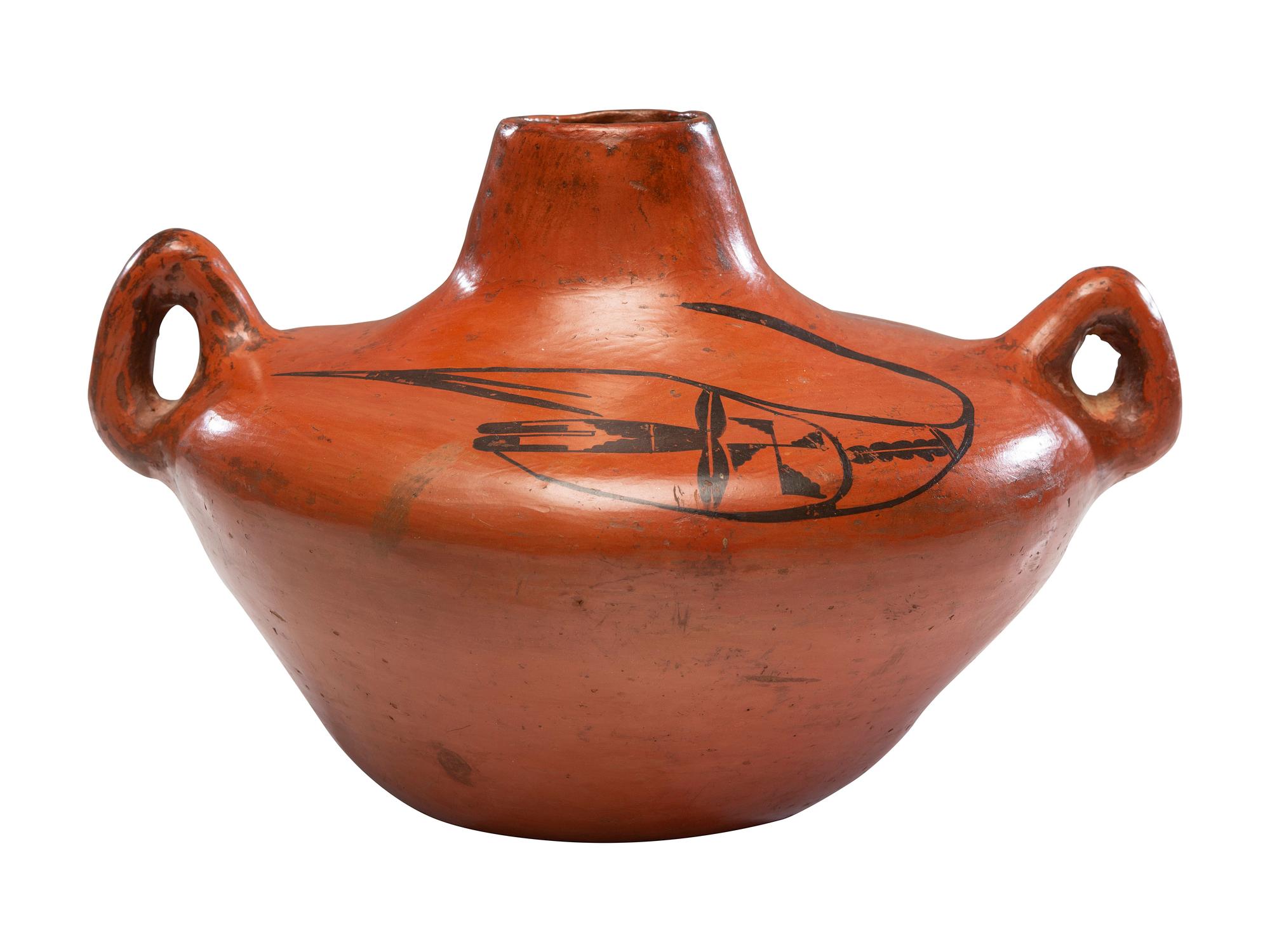 Redware Pottery Canteen