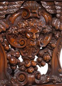 A Renaissance Revival Carved Walnut Refectory Table