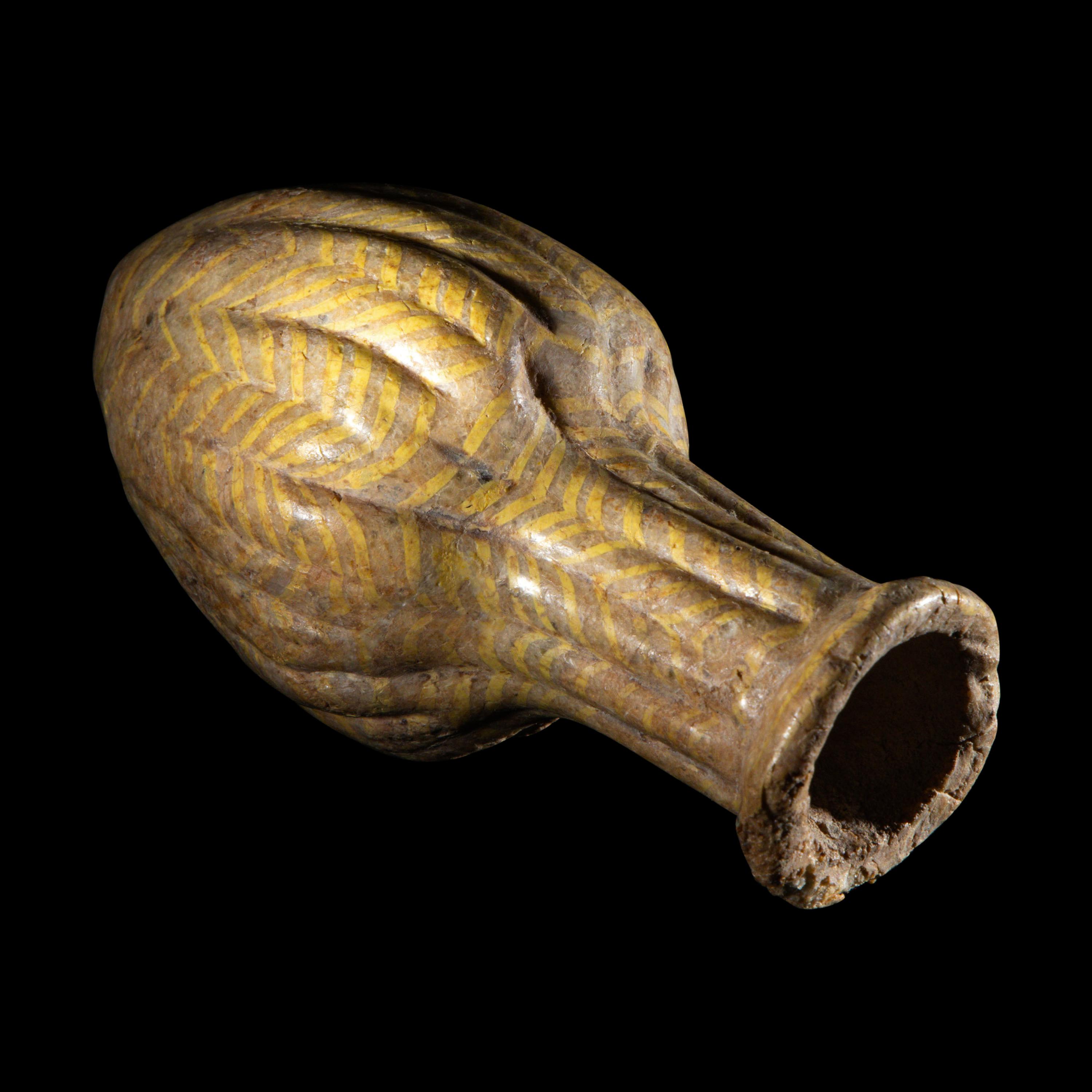 A Mesopotamian Core-Formed Glass Bottle